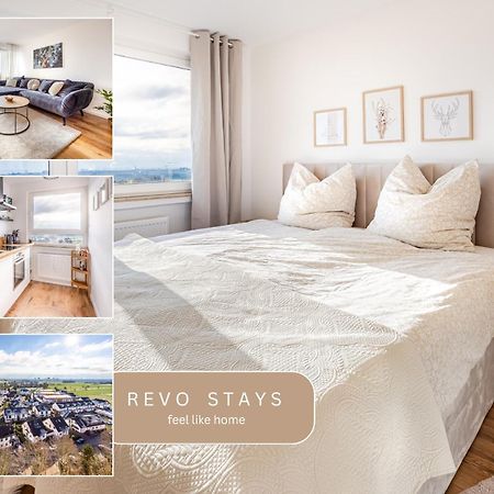 Moderne 2-Zimmer-Wohnung Mit Atemberaubender Skyline Aussicht Auf Frankfurt! Steinbach im Taunus Exterior foto